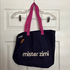 Mister Zimi Navy Pink Tote